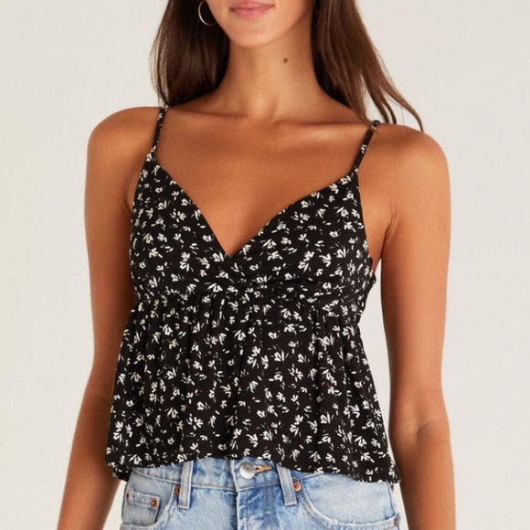 Z Supply Tops - Cara Ditsy Floral Tank